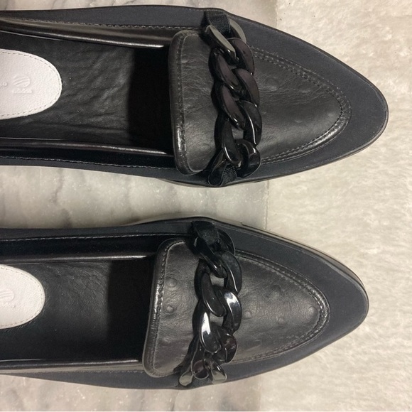 Yohji Yamamoto x adidas Low Platform Loafers Chain Detail Black Sz 8.5 - Picture 3 of 14